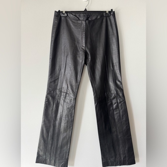 RUDSAK Pants - Rudsak Black Genuine Leather Pants — Size 6